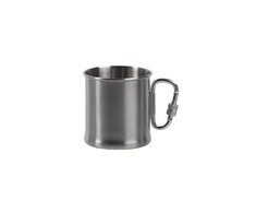 Mil-Tec 250ML S/STEEL KARABINER CUP