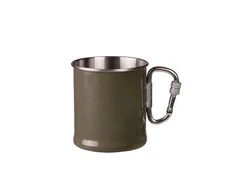Mil-Tec OD 250ML S/PLIENINĖ KARABINERIO TAURĖ