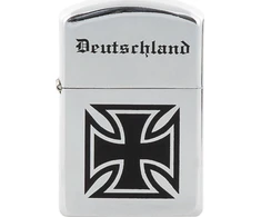 Neužpučiamas žiebtuvėlis MFH Deutschland, chromuotas, neužpildytas