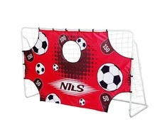 Nils Extreme Futbolo vartai su tinklu ir taikiniu Nils BR240P 2in1