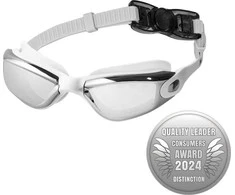 NQG160MAF GRAY SWIMMING GOGGLES NILS AQUA
