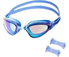 Mėlyna NQG180MAF Mėlynas/ RAINBOW SWIMMING GOGGLES NILS AQUA