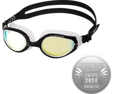 NQG480MAF Juodas/ Baltas SWIMMING GOGGLES NILS AQUA