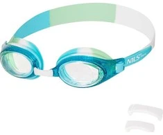 Mėlyna NQG870AF Mėlynas JUNIOR SWIMMING GOGGLES NILS AQUA