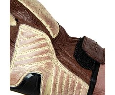Odinės motociklininko pirštinės W-TEC Retro