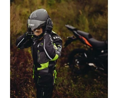 Odinės motociklininko pirštinės W-TEC Talhof