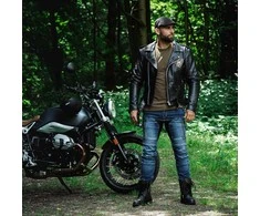 Odinis moto švarkas W-TEC Juodas Heart Perfectis