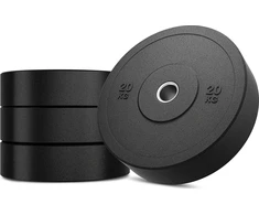 Olimpinis guminis svoris 20 kg Marbo Sport MW-Bumper-20KG