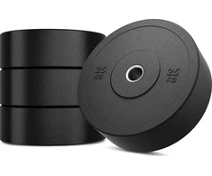 Olimpinis guminis svoris 25 kg Marbo Sport MW-Bumper-25KG