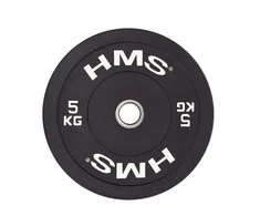Olimpinis guminis svoris HMS BBR juodas - 5kg