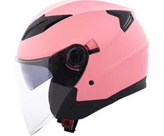 Open-Face Helmet W-TEC Barcela Carmesi