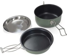 Origin Outdoors Aliuminio Cooking Set 'Snap-Pack'