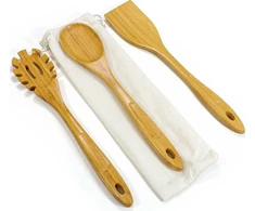 Origin Outdoors virtuvės įrankių rinkinys „Bamboo"