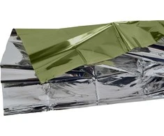 "Origin Outdoors" išgyvenimo antklodė "Olive/Sidabrinis