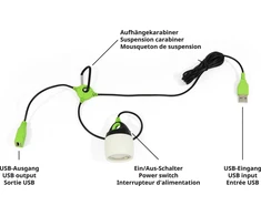 Origin Outdoors LED lempa „Connectable“