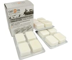 "Origin Outdoors" kietojo kuro tabletės