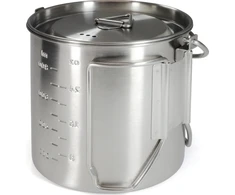 Origin Outdoors Stainless Steel Camping Pot '2 in 1'