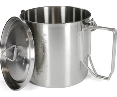 Origin Outdoors Stainless Steel Camping Pot '2 in 1'