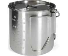 Origin Outdoors Stainless Steel Camping Pot '2 in 1'