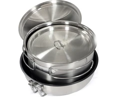 Origin Outdoors nerūdijančio plieno virimo indų komplektas „Non-Stick“
