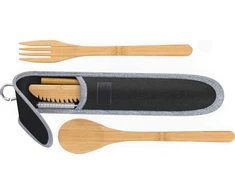 Origin Outdoors stalo įrankių rinkinys „Bamboo“