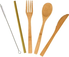 Origin Outdoors stalo įrankių rinkinys „Bamboo“