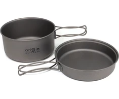 Origin Outdoors stovyklavimo virimo indų rinkinys „Titanium“