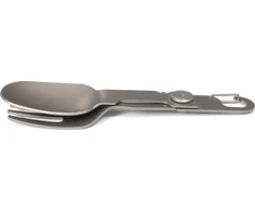 Origin Outdoors titaninė turistinė šakutė-šaukštas Spork Compact