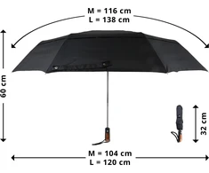Origin Outdoors vėjui atsparus skėtis