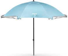 Paplūdimio skėtis / užuovėja 2in1 XXL 240 cm mėlynas NC17114 NILS