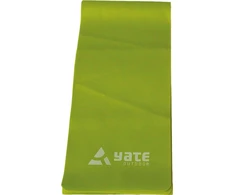 Pasipriešinimo guma Yate, 250x15 cm, kieta, žalia