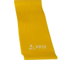 Pasipriešinimo guma Yate, 250x15 cm, minkšta, geltona