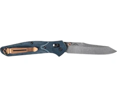 Peilis Benchmade 940-04 Osborne, Mėlyna Denim Micarta