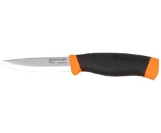 Peilis Morakniv Companion F Heavy Duty, anglies plienas, oranžinis