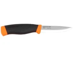 Peilis Morakniv Companion F Heavy Duty, anglies plienas, oranžinis