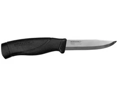 Peilis Morakniv Companion Heavy Duty, nerūdijantis plienas, juodas