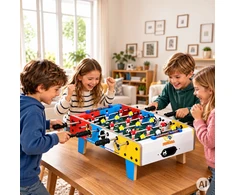 Piłkarzyki stołowe mini 70x35 cm stół do gry vaikams ECOTOYS