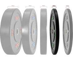 "Pivot Fitness Pro Training Bumper Plates" 10 kg rinkinys