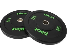 "Pivot Fitness Pro Training Bumper Plates" 10 kg rinkinys
