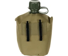 Plastikinė gertuvė su dėklu MFH - Coyote Tan, 1 l