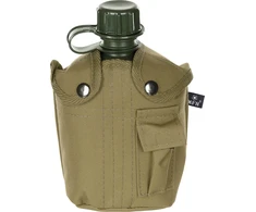 Plastikinė gertuvė su dėklu MFH - Coyote Tan, 1 l