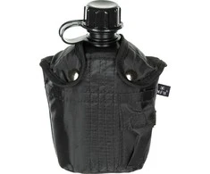 Plastikinė gertuvė su dėklu MFH, juoda, 1l
