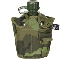 Plastikinė gertuvė su dėklu MFH, M 95 CZ Camo, 1l