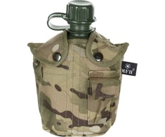 Plastikinė gertuvė su dėklu MFH Operation-Camo, 1 l