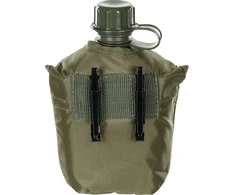 Plastikinė gertuvė su dėklu MFH, žalia. 1l