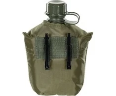 Plastikinė gertuvė su dėklu MFH, žalia. 1l