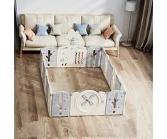 Plastikinis maniežas inSPORTline Bufalino 16+2 160 x 240 x 64 cm