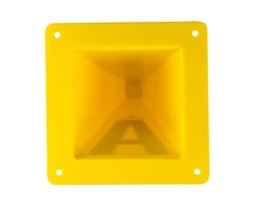 Plastikiniai treniruočių žymekliai inSPORTline Alphabet 23 cm (26vnt.)