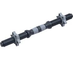 Plastikinis srieginis hantelio grifas su fiksatoriais inSPORTline Plafor 41 cm / 30 mm