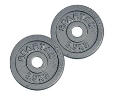 Plieniniai svoriai grifui 30mm Spartan 2x2.5kg